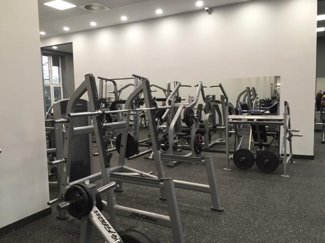 Tělocvična s gumovou fitness podlahou WS FIT